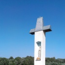 Monument on the  bank of the river Vth